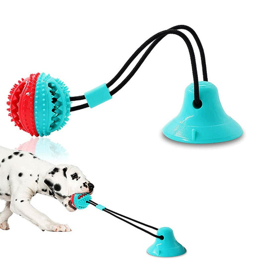 Tug-Tastic Playtime Silicon Suction Cup Dog Toy