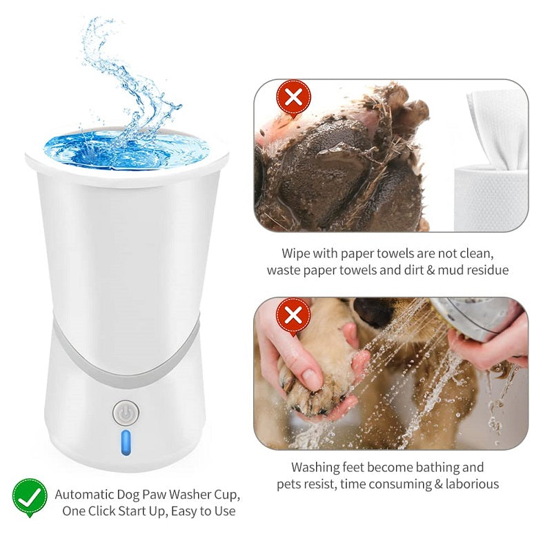 Automatic Dog Paws Cleaner Portable