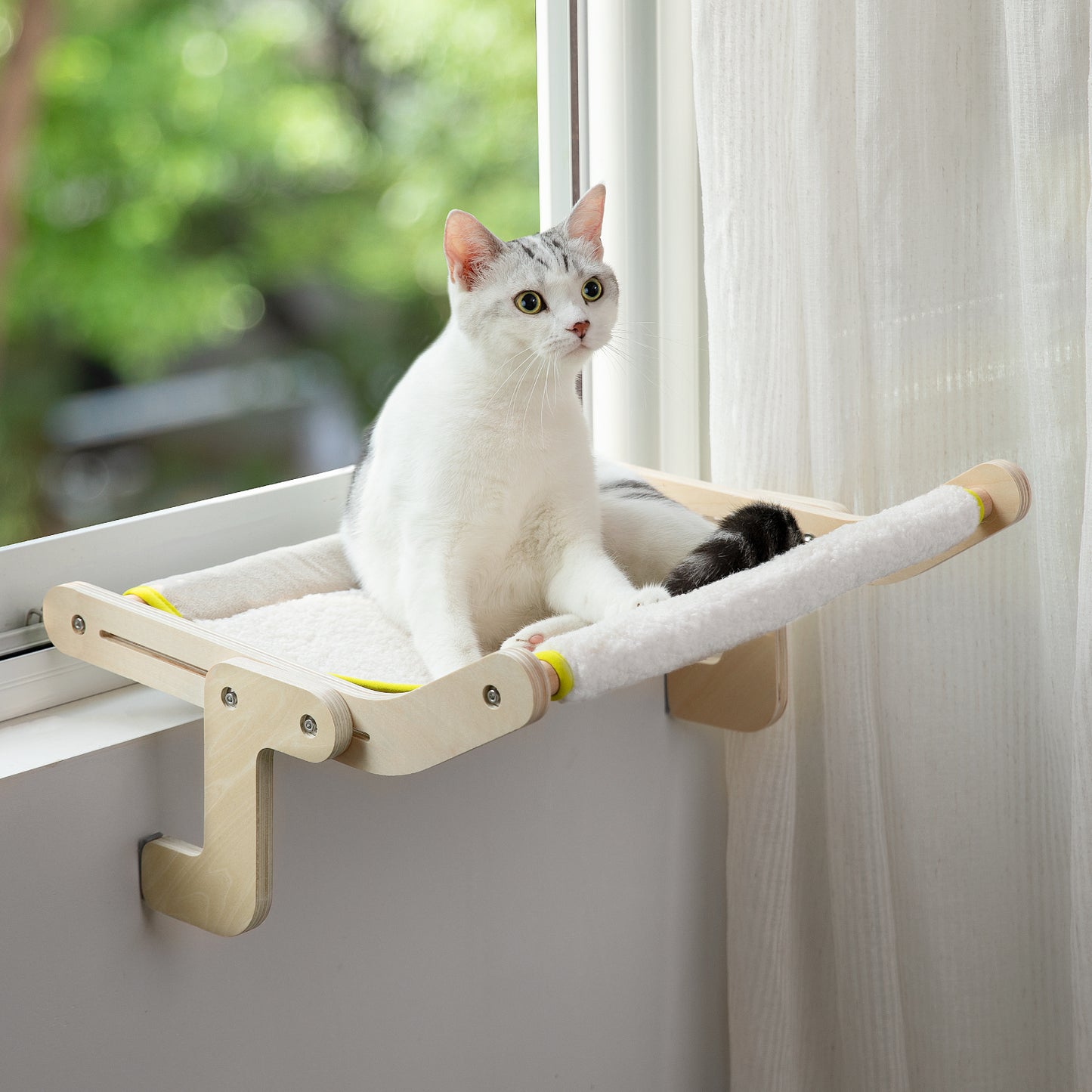 Mewoofun Cat Window Perch Hanging Bed