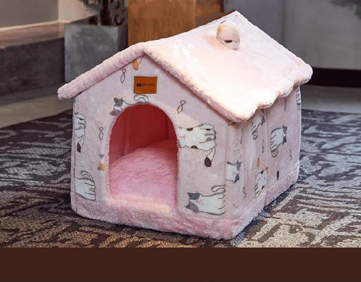 Foldable Dog House Pet Cat Bed