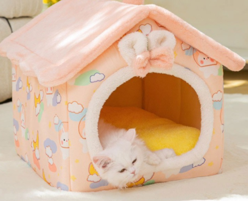 Foldable Dog House Pet Cat Bed