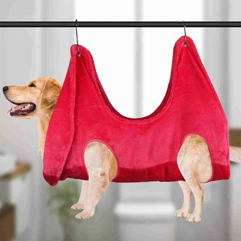 Pet Dog Cat Grooming Hammock Harness