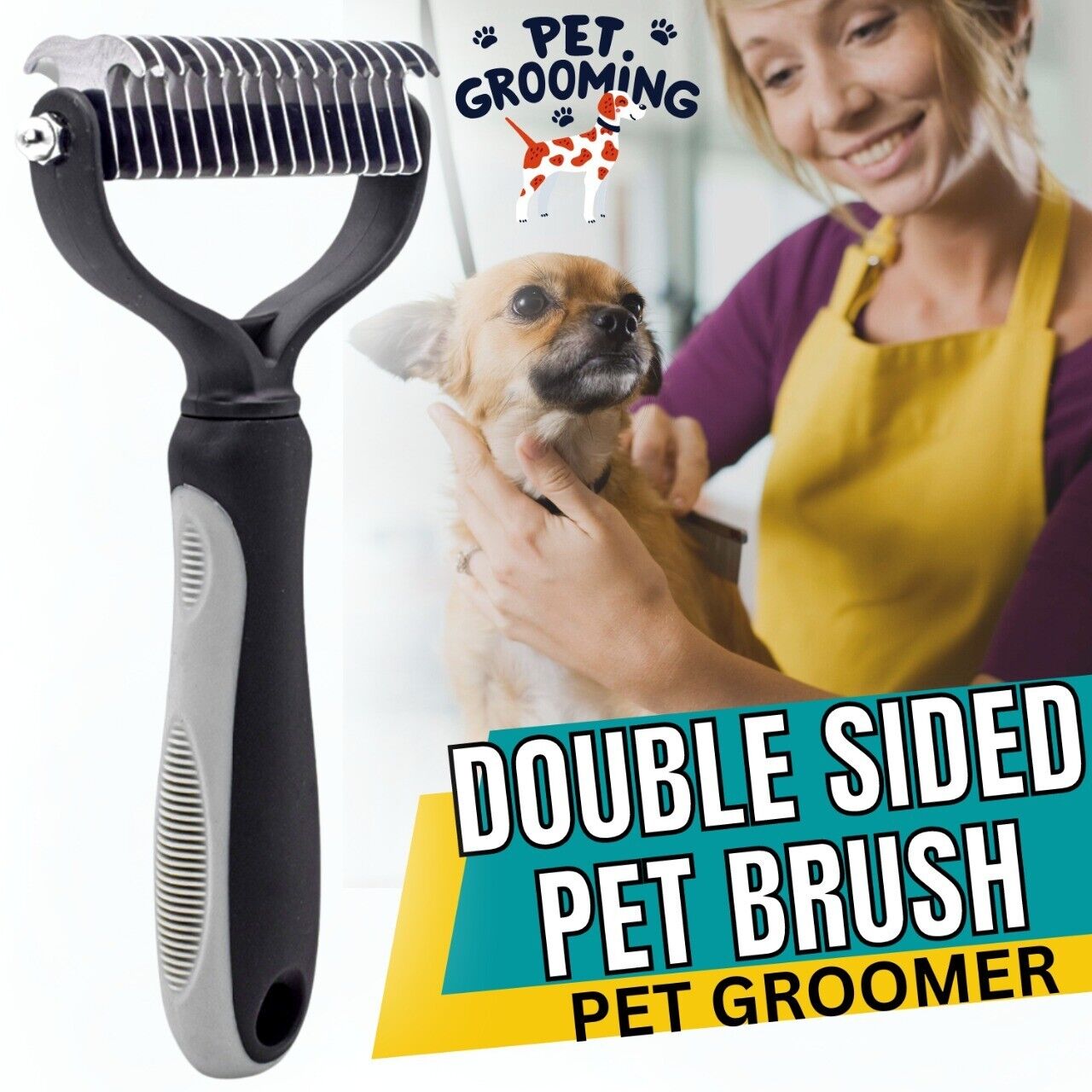 Pet Grooming Comb Doble Side Brush