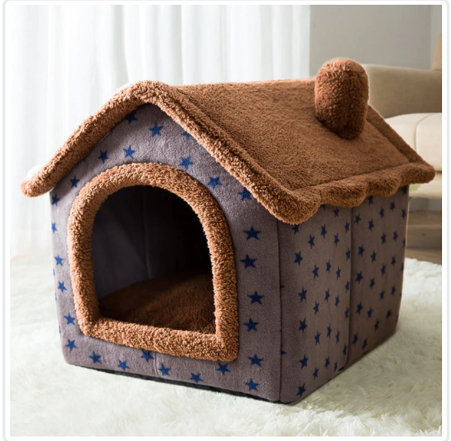 Foldable Dog House Pet Cat Bed