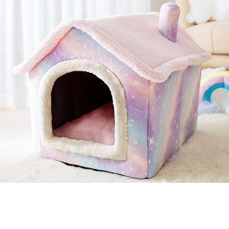 Foldable Dog House Pet Cat Bed